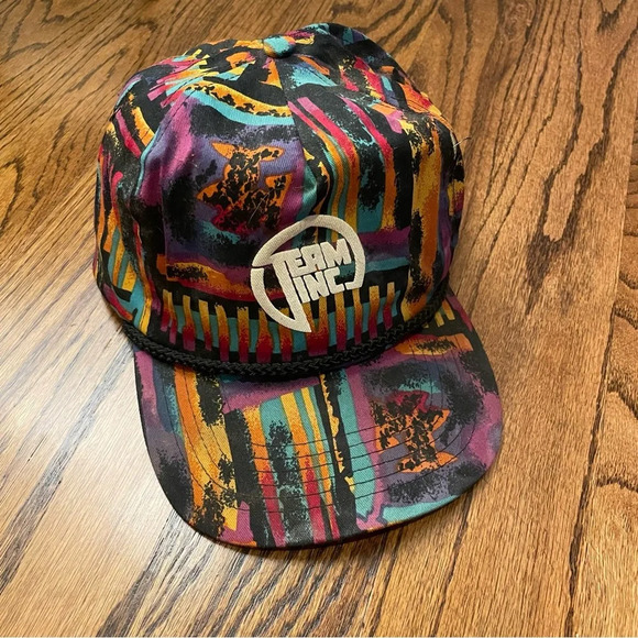 Vintage 90s Team Inc groovy hat - Picture 1 of 4